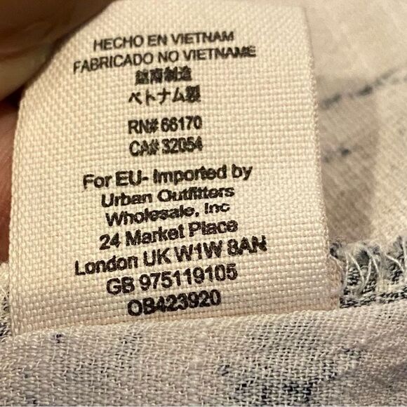 FREE PEOPLE Crinkle Printed Look Through Top in Tea Combo Size XS - Picture 7 of 8